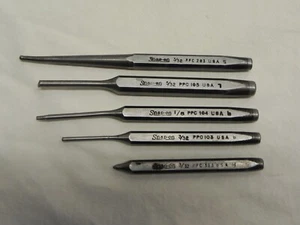Snap-On 5 Piece Pin & Starter Punch Set PPC Series (LOT5531) - Foto 1 di 8