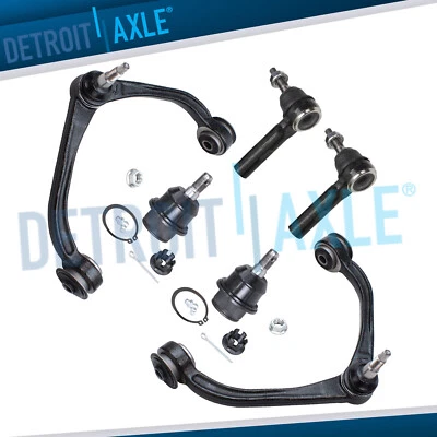 Front Upper Control arms Lower Ball joint Outer Tie Rods for Dodge Dakota Raider - Image 1 of 4