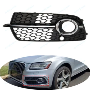 Front Fog Light Cover Grille Chrome Trim t Fit For Audi Q5 S-Line 2013-2017,Left - Picture 1 of 5