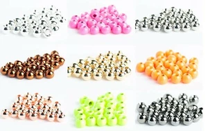 Premium Brass Fly Tying Beads - 100 Pack - Picture 1 of 11