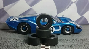 1/32 SLOT CAR TIRES 2pr fits SCALEXTRIC Ford GT MkIV Rears - Picture 1 of 1