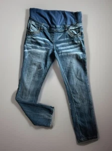 George Maternity Womens Blue Denim Jeans Size 12 - Picture 1 of 5