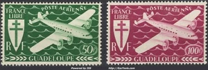 GUADELOUPE POSTE AERIENNE N° 4/5 NEUF ** SANS CHARNIERE - Picture 1 of 2