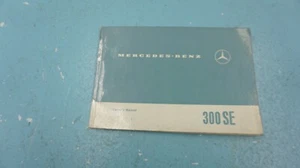 MERCEDES--BENZ W112 300SE SEDAN , OWNERS MANUAL , OEM . 1085840796 - Bild 1 von 10