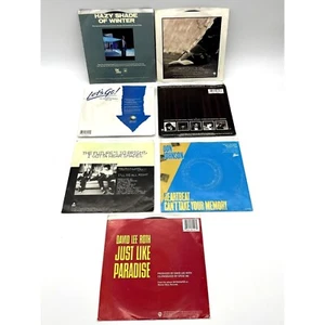 Vintage 1980s Vinyl Record Singles 7" Picture Sleeves 45rpm LOT of 7 - Picture 1 of 9