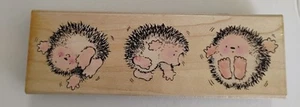 Penny schwarzer Igel Stempel Head Over Heels 1594K unbenutzt  - Bild 1 von 6