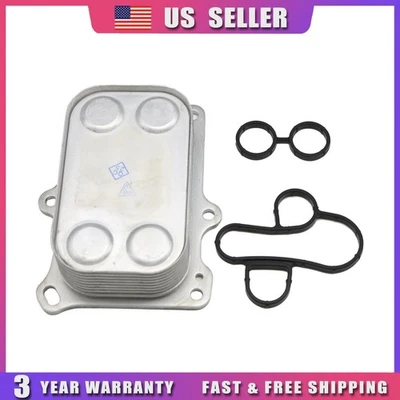 Oil Cooler Assembly with Sealing Gasket Set Fit For Fiat 500 2012 2013-2015 1.4L - Image 1 of 4