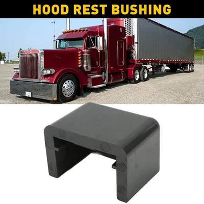 New Black Hood Rest Bushing / Bumper Fit for Peterbilt 330 357 377 379 385 - Image 1 of 4