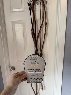 Martingala Split Rein alemán pesado AH Schutz Professionals Choice Foto 1 de 4