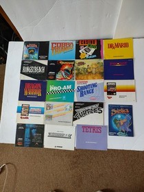 Lote de 19 manuales Nintendo NES. Cybernoid, Tri&aacute;ngulo Cobra, Casino Kid, Dr