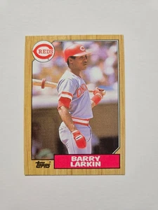 BARRY LARKIN 1987 TOPPS BASEBALL #648 CINCINNATI REDS - Picture 1 of 2