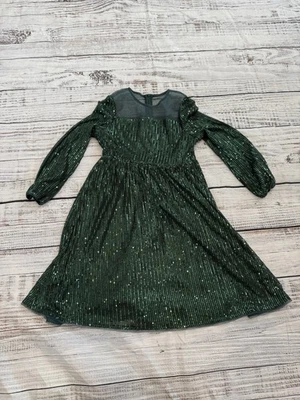 Vestido de lentejuelas verdes Danna Belle para ocasiones especiales para niñas 10 años Foto 1 de 4