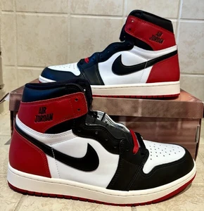 Air Jordan 1 High OG Black Toe Reimagined HERREN DZ5485-106 Größe 11 Sneaker Schuh - Bild 1 von 7
