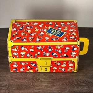 Vintage Peanuts Snoopy Kleiderschrank Truhe *LESEN* - Bild 1 von 22