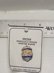 Prendedor Bsdge oficial de policía de Honolulu - Imagen 1 de 3