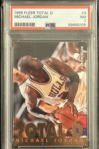 1995 Fleer Total D #3 Michael Jordan Insert Card - PSA 7 - Bild 1 von 2