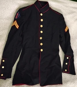 Mens Vintage USMC WWII Westmont Co. DC. Guadalcanal US MARINE Corporal JACKET - Picture 1 of 9