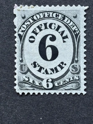 56640 US Officials Stamp BOB Sc#O50 6c MHOG SP* Nice - Image 1 of 2