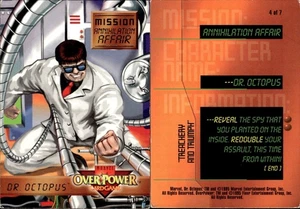 1995 Fleer Marvel OverPower Card Game Mission Annihilation Affair Dr. Octopus #4 - Picture 1 of 1