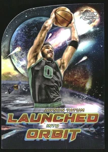 2023-24 Topps cromo cósmico lanzado en órbita Jayson Tatum INSERTAR CELTICS - Imagen 1 de 2