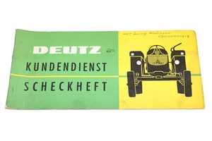 Chequera de servicio postventa original Deutz para tipo D 3005 - Imagen 1 de 2