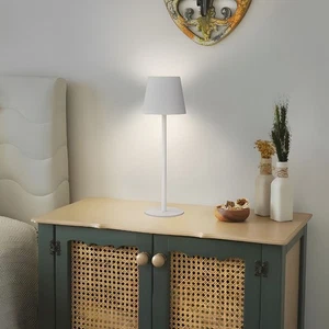 LED Cordless USB-C Re-Chargeable Table Lamp, 5200mAh Rechageable with 3 Color - Picture 1 of 4