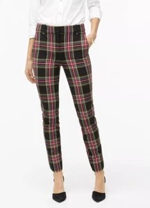 J Crew durchgehende Rubinhose Stewart Tartan kariert BC606 Größe 2 - Bild 1 von 7