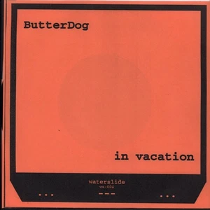 Butterdog De Vacaciones 7" Vinilo Japón Waterslide Numerado Plegado Naranja Pic - Imagen 1 de 2