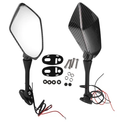 Rétroviseurs Latéraux Avant Montage pour Suzuki Gsx-R600Gsx-R750 Réglable - Photo 1/4