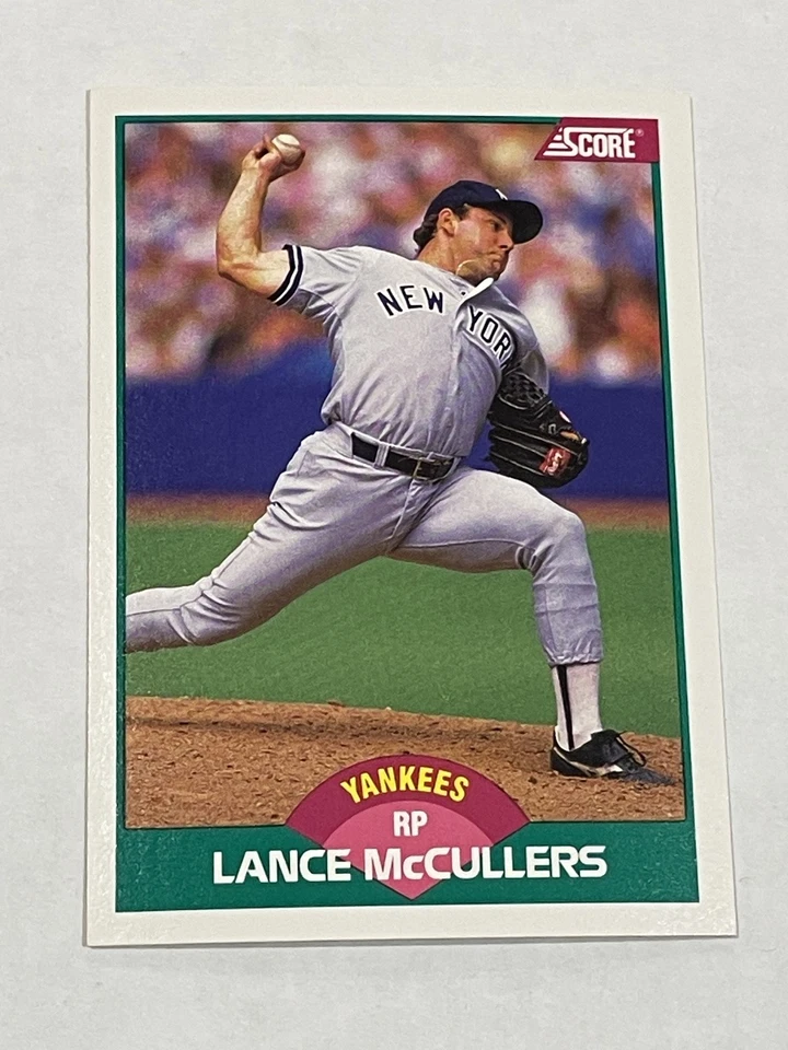 1989 Score Rookie & Traded Baseball #63T - Lance McCullers - New York Yankees - Image 1 of 2