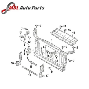 VOLKSWAGEN GENUINE AIR DUCT 4K8121284C - Picture 1 of 1