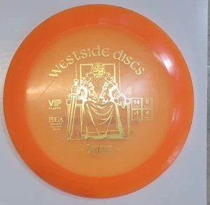 WESTSIDE DISCS-VIP KING-167GRAMS-TILTED SWORD- SUOMI FINLAND-ORANGE- GOLD FOIL - Picture 1 of 21