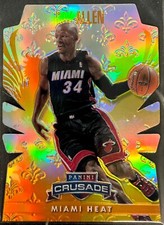2013-14 Panini Crusade Orange Die Cut Refractor /99 Ray Allen #268 Miami Heat