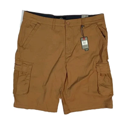 Beverly Hills Polo Club Pantalones Cortos Para Hombre 40 Cintura Marrón Moderno Elastizado Carga Relajado Foto 1 de 4