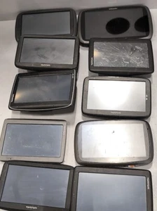Set Mit 10 TomTom GPS Stück - Für Teile, Broken Bildschirm, Nein Zubehör - Bild 1 von 4