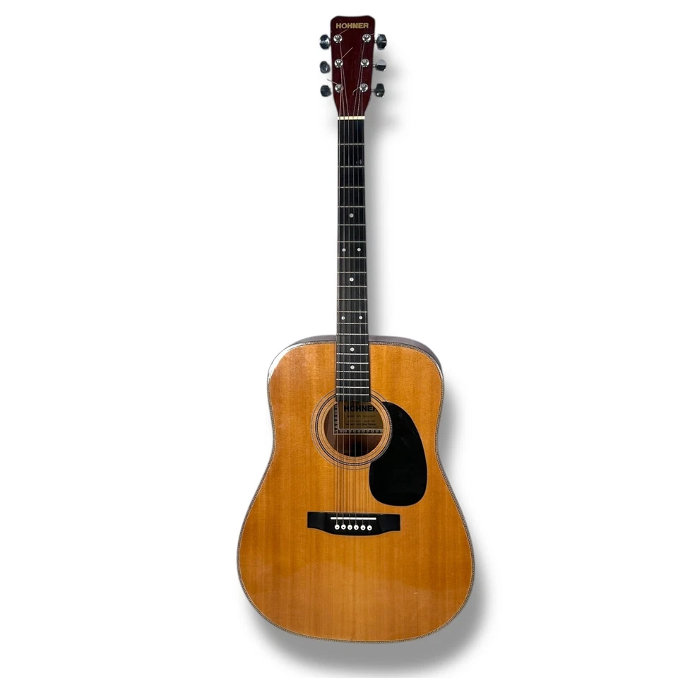 Vintage Hohner HMW 600 Guitar Brown Natural Wood Made Korea 1996-1998 Acoustic - Image 1 of 4