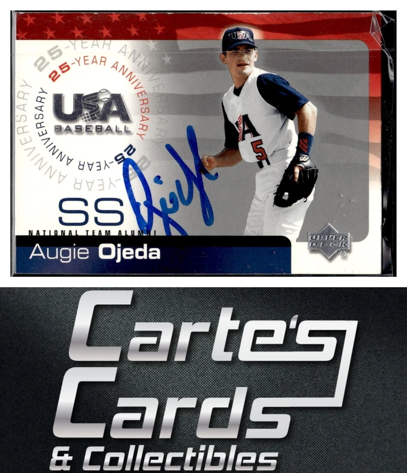 Augie Ojeda 2004 Upper Deck USA 25th Anniversary #138 TTM/IP Signed Autographed - Image 1 of 2