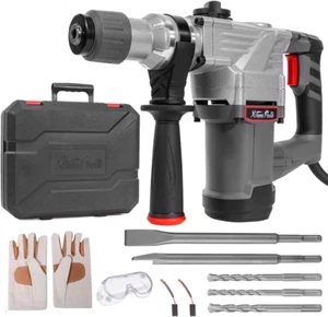 Martello demolitore elettrico rotativo 1180W Sds-Plus 1-1/4" martello combinato rot - Foto 1 di 8