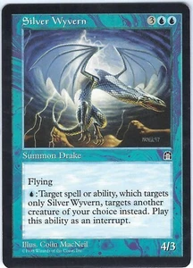 Silver Wyvern Stronghold Rare – MTG Magic the Gathering Card - Picture 1 of 2