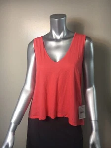 Top sin mangas boho Free People para mujer algodón melocotón salvaje - espalda de ganchillo modal talla M - Imagen 1 de 9