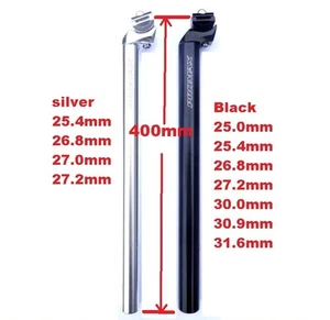 Extra Long 400mm Alloy Seat Post Bike Cycle Road MTB Mountain bike, many sizes - Picture 1 of 14
