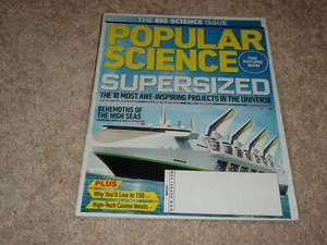 THE BIG SCIENCE ISSUE * SUPERSIZED PROJECTS August 2011 POPULAR SCIENCE MAGAZINE - Imagen 1 de 1