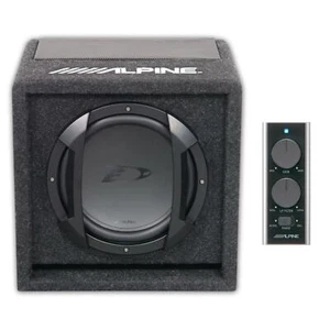 Alpine SWE-815 Subwoofer Amplified Powered Active Sub with Wired Remote 100w RMS - Picture 1 of 6