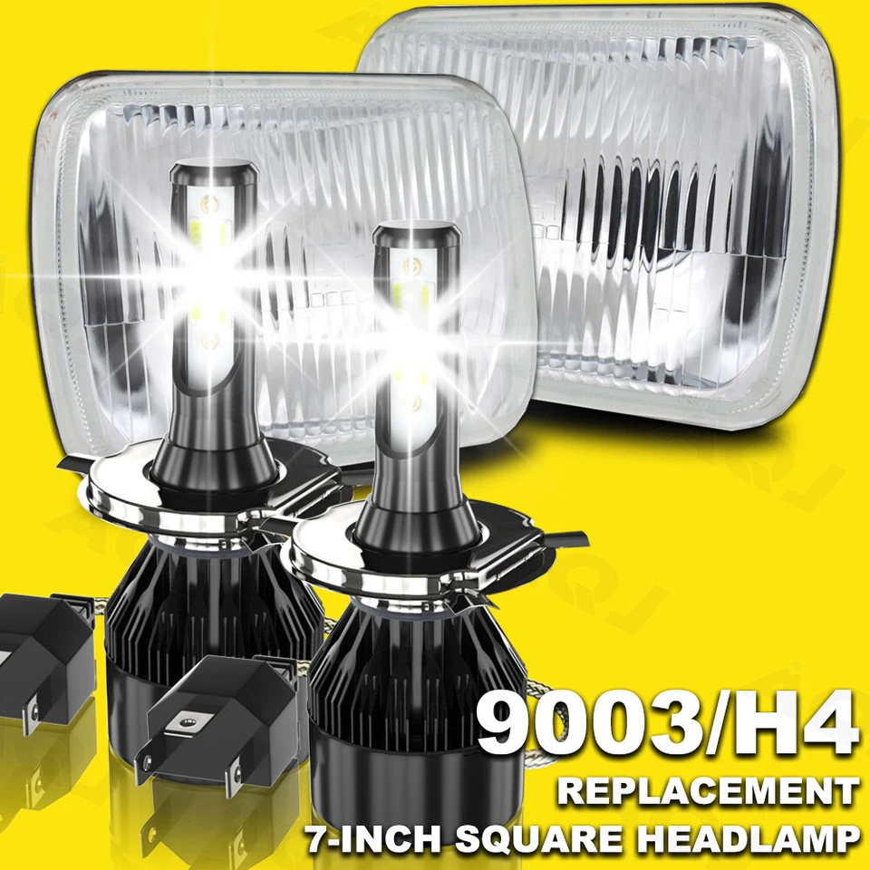 For International Harvester 9400i SBA 9200 SBA 7''x6" LED Headlight Hi/Lo Beam - Image 1 of 4