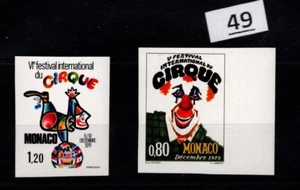 / MONACO - MNH - IMPERF - CIRCUS - CLOWNS - 1979 - Picture 1 of 1