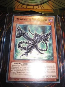 YU-GI-OH! COMMUNE DRAGON DE METAL NOIR LDK2-FRJ06 FRANCAIS EDITION 1 NEUF - Picture 1 of 1