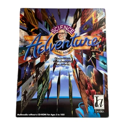 VTG Science Adventure Isaac Asimov MS-DOS 1992 Big Box Learning Game Floppy Disk - Image 1 of 4