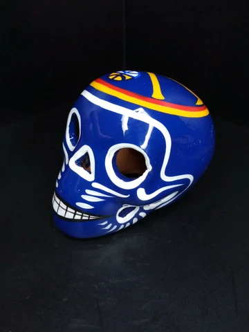 Denver Nuggets, NBA, Skull, Ceramic, Clay Figure, Hand made, Gift, Decor Cover