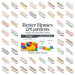 Better Homes & Gardens 5 Pack Scented Wax Melts - Choose Your Scent - free ship
