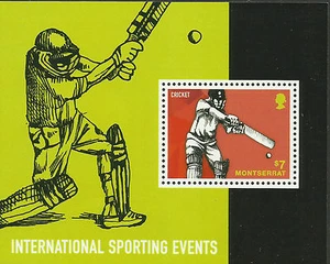 MONTSERRAT 2014 CRICKET International Sporting Events Souvenir Sheet MNH - Picture 1 of 1